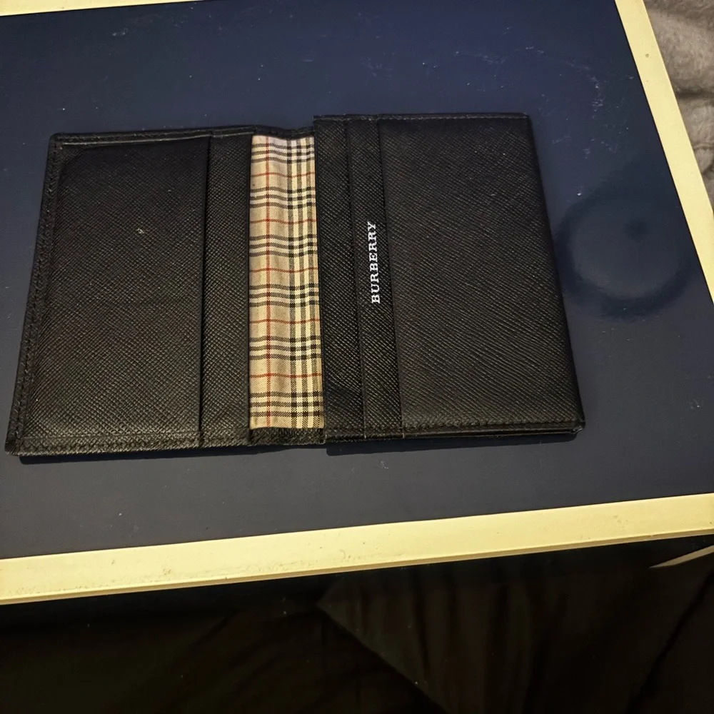 Burberry Textured Black Leather Wallet - Picture 2 of 4